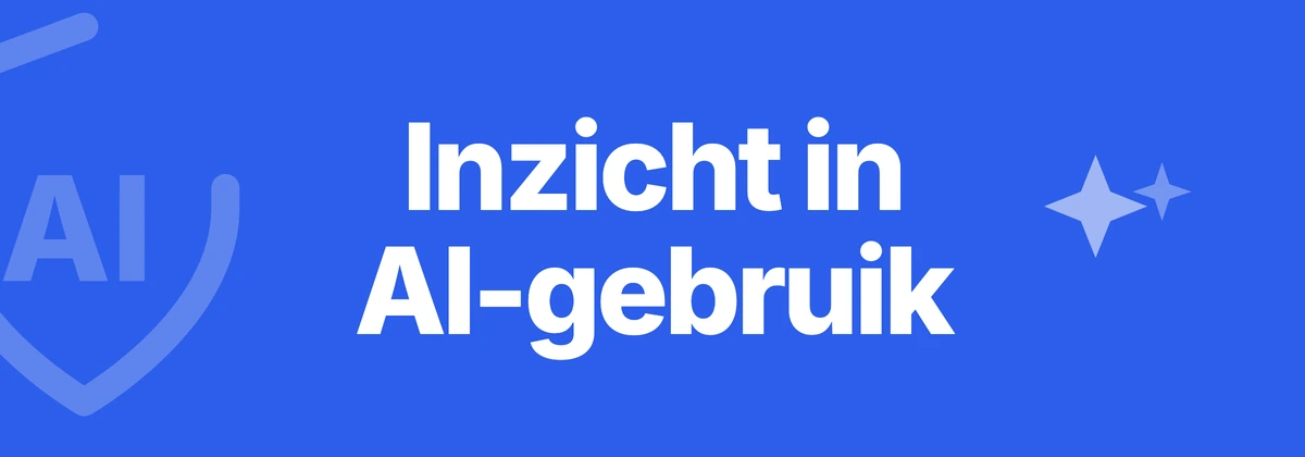 Redactprompt-banner bij het artikel over inzicht in het AI-gebruik van collega's