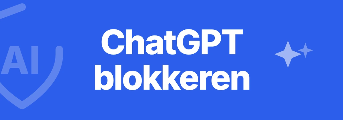 Redactprompt-banner bij het artikel over ChatGPT blokkeren op het werk